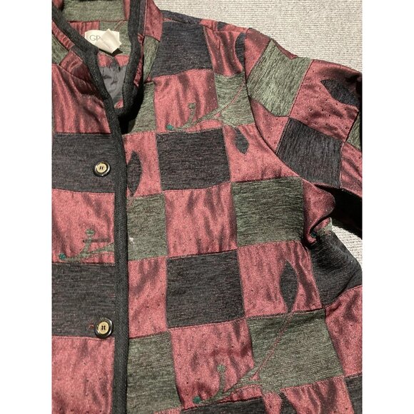 Graff Jacket Women’s Size XL Multicolored Long Sleeve Button Up - Picture 2 of 10